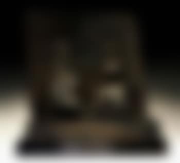 Two seated figures against wall (preview)