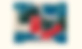 Composition bleu, vert, rouge et blanc (preview)