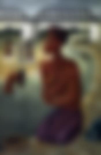 Women bathing in the river (preview)