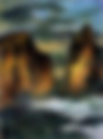 Mountain mist in autumn (preview)