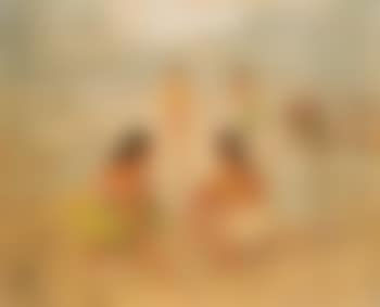 Five women on the beach (preview)
