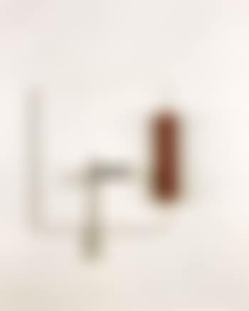 Abstract in white, black and ochre (preview)