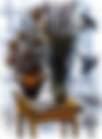 Vase de fleurs sur une table (preview)