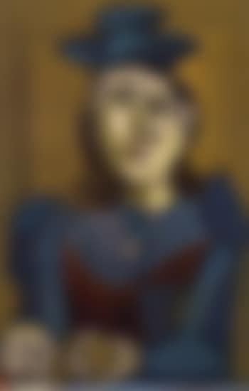 Femme au chapeau bleu (preview)
