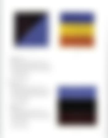 Colored paper image XVII, blue/black/brown (preview)