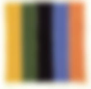 Colored paper image XIII, yellow/green/black/blue/orange (preview)