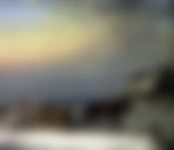 Figure, house and sleigh in snow (preview)
