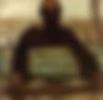 Fisherman in ferry-boat (preview)