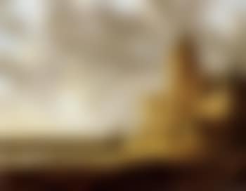 Extensive river landscape with peasants by castle (preview)