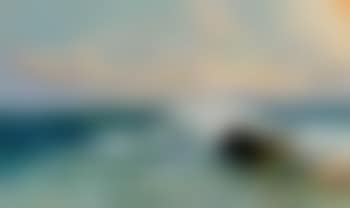 Waves crashing on the rocks with seagulls playing above (preview)