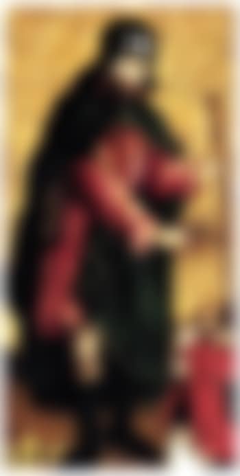 Saint James giving a crown to a pilgrim (preview)