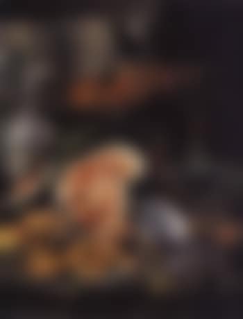 Still life with violin, jug, watermelon and grapes (preview)