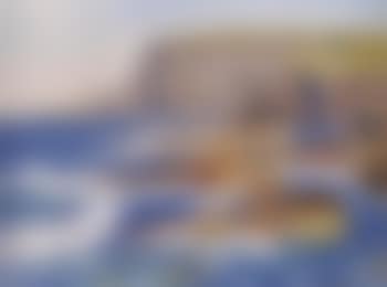 Cliffs and surf, Orkney (preview)