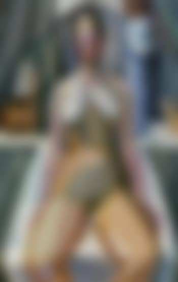 Seated female model - possibly the artist's wife (preview)