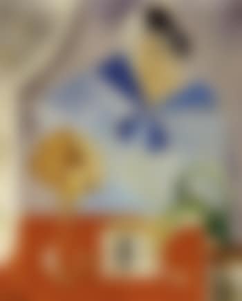 Lady with glass - cubist figure composition (preview)