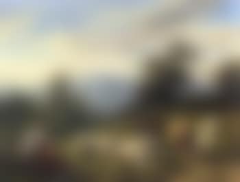 Shepherdess and her flock by Frans Lebret (preview)