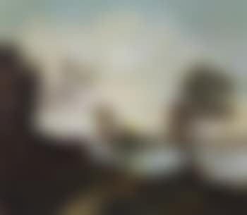 River landscape with rising moon (preview)