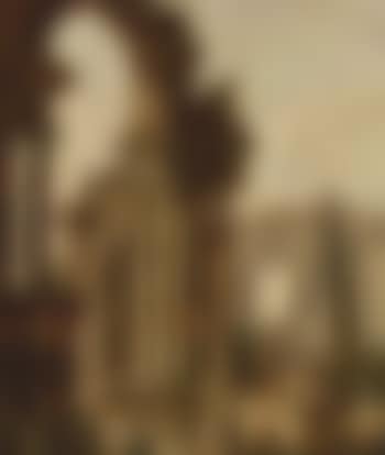 Figures among Roman ruins (preview)