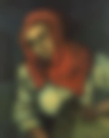 Paysanne au chale rouge (preview)