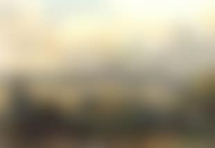 Landscape with a castle and a baroque church (preview)