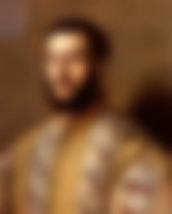 Portrait of a young nobleman, wearing a white dress with a blue satin sash (preview)
