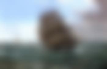 Clipper ship the East Indiaman in the open sea (preview)