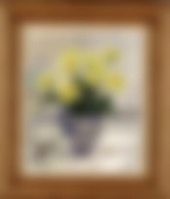 Still life of yellow roses (preview)