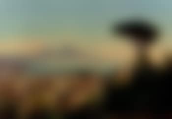 Maiden on a Neapolitan balcony, Vesuvius beyond (preview)