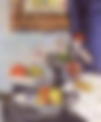 Still life of anemones and citrus fruit (preview)
