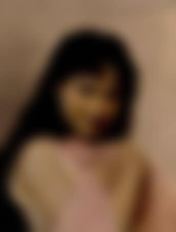 Portrait of a young woman with long dark hair (preview)