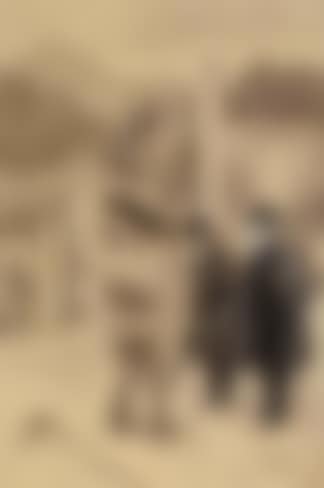 Two gentlemen talking to an archaeologist at a site (preview)