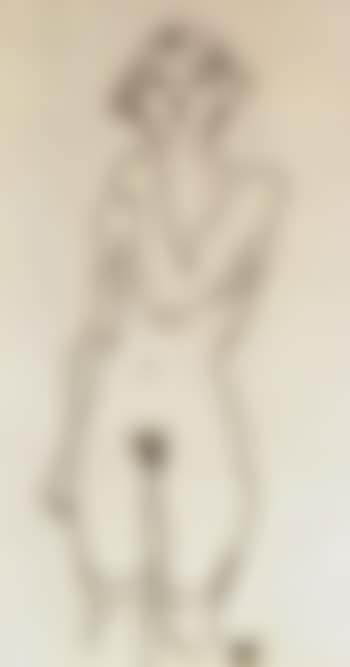 Female nude with stockings (preview)