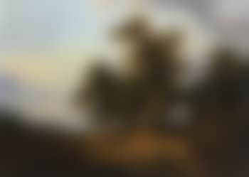 River landscape with a shepherd and his flock (preview)