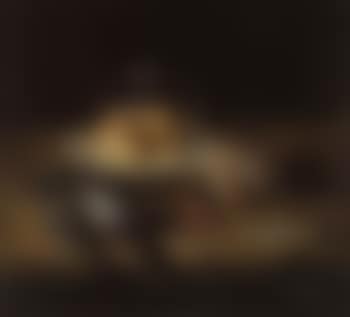 Still life with cheese board and birds (preview)