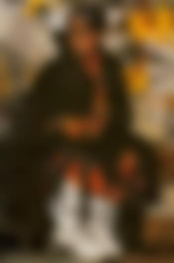 Indian girl with sunflowers (preview)