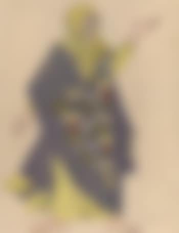 Woman in a tunic, study for the ballet Liturgy (preview)