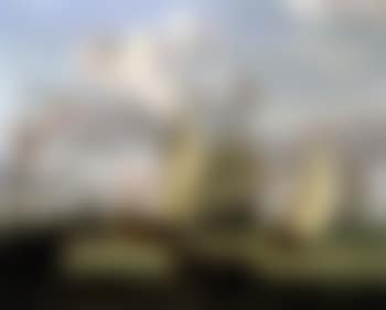 Dutch states yacht and other shipping in an estuary (preview)
