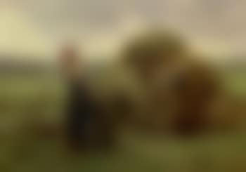 Peasants stacking hay (preview)