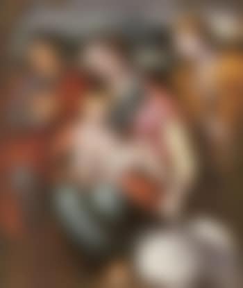 Holy Family with Saint Catherine in a landscape (preview)