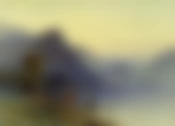 Evening, Lodore, Derwentwater. Falcons Crag and Derwentwater from Grange (preview)