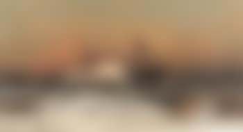 Winter landscape with house (preview)