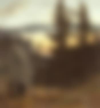 View over a mountain gorge with waterfall (preview)