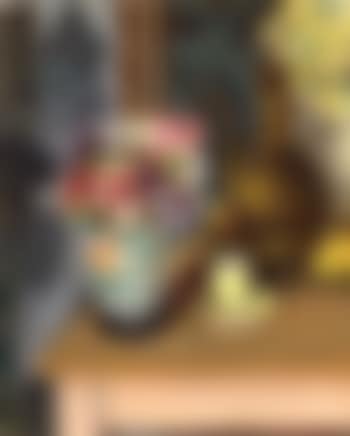 Nature morte aux fleurs avec tasse (preview)