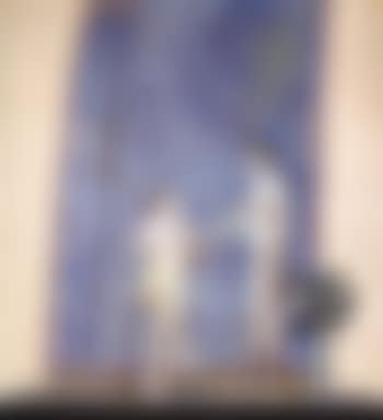 Seated woman being served tea by standing companion (preview)