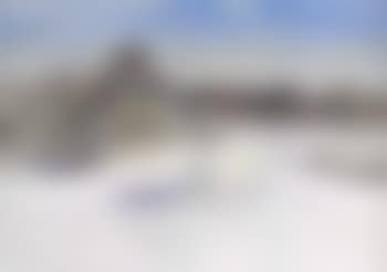 Winter landscape with hare (preview)