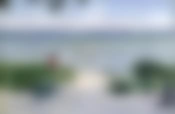 Coastal landscape with children on beach (preview)