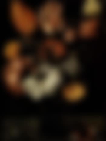 Still life of flowers on ledge (preview)