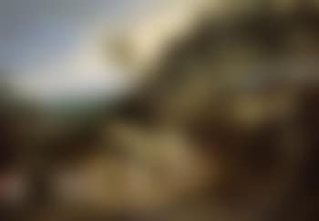 Wooded and mountainous coastal landscape with brigands (preview)