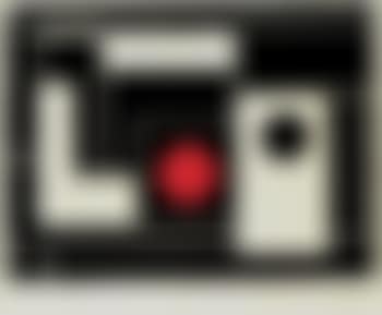Abstract with red circle (preview)