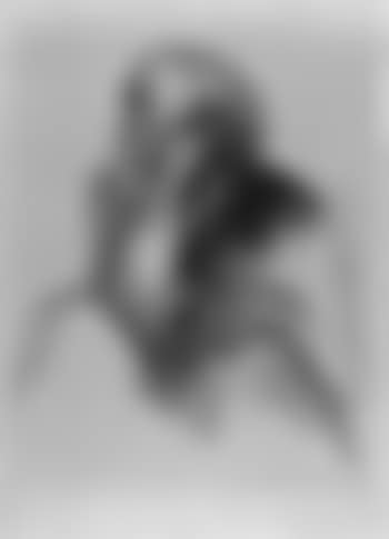 Seated woman with hand supporting head (preview)